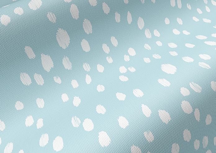 Dots and Spots, Electric Blue - Twist&Fit Roller Blind - Image 4